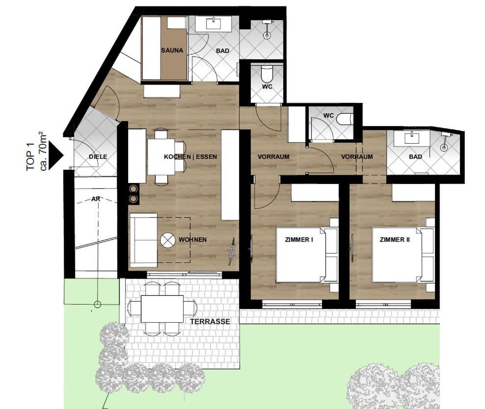 Appartement Alpenrot Sankt Johann im Pongau Exterior foto